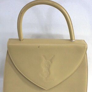 Yves Saint Laurent Cassandra Leather Handbag with Original Dustbag and COA